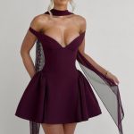 Marla Mini Dress - Cherry Lacquer - Image 20