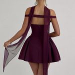 Marla Mini Dress - Cherry Lacquer - Image 21