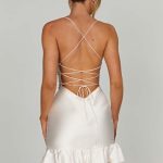 Nicola Mini Dress - Ivory - Image 4