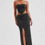 Flor Maxi Skirt - Black