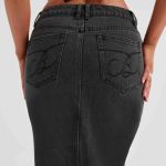 Flor Maxi Skirt - Black - Image 2