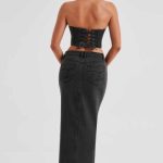Flor Maxi Skirt - Black - Image 4