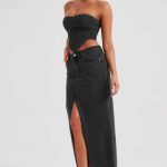 Flor Maxi Skirt - Black - Image 7