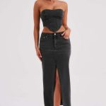 Flor Maxi Skirt - Black - Image 8
