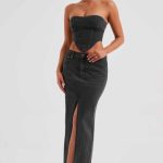 Flor Maxi Skirt - Black - Image 11