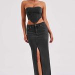 Flor Maxi Skirt - Black - Image 12