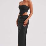 Flor Maxi Skirt - Black - Image 13