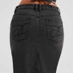 Flor Maxi Skirt - Black - Image 14