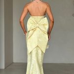 Felicity Maxi Dress - Lemon - Image 2
