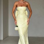 Felicity Maxi Dress - Lemon - Image 4