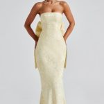 Felicity Maxi Dress - Lemon - Image 5