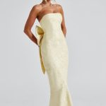 Felicity Maxi Dress - Lemon - Image 7