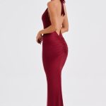 Harmonia Maxi Dress - Burgundy - Image 11