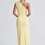 Delaney Maxi Dress - Lemon - Image 3