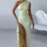 Delaney Maxi Dress - Lemon - Image 4