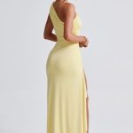 Delaney Maxi Dress - Lemon - Image 5