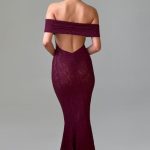 Stephanie Maxi Dress - Burgundy - Image 14