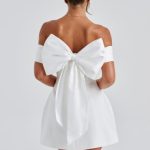 Delta Mini Dress - Ivory - Image 11