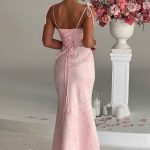Whitney Maxi Dress - Blush - Image 2