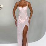 Dalary Maxi Dress - Blush - Image 3