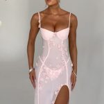 Dalary Maxi Dress - Blush - Image 5