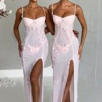 Dalary Maxi Dress - Blush - Image 8