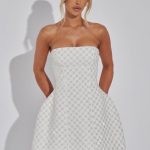 Beatrice Mini Dress - Ivory - Image 2