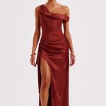 Juliene Maxi Dress - Rust - Image 5