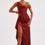 Juliene Maxi Dress - Rust - Image 6