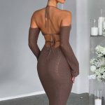Samariah Maxi Dress - Chocolate - Image 2