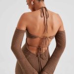 Samariah Maxi Dress - Chocolate - Image 5