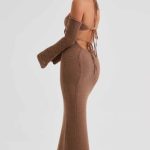 Samariah Maxi Dress - Chocolate - Image 7