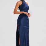 Etta Maxi Dress - Navy - Image 5