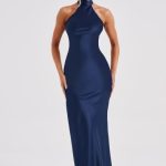 Etta Maxi Dress - Navy - Image 6