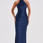 Etta Maxi Dress - Navy - Image 8