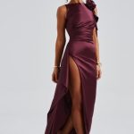 Peggy Maxi Dress - Cherry Lacquer - Image 4