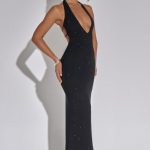Zayde Maxi Dress - Black - Image 3