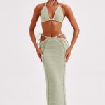 Jia Maxi Skirt - Green - Image 4