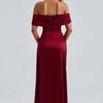 Gwendolyn Maxi Dress - Burgundy - Image 3