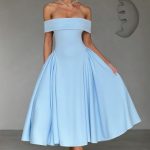 Miranda Midi Dress - Blue