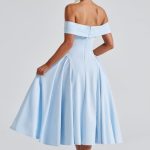 Miranda Midi Dress - Blue - Image 2