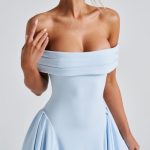 Miranda Midi Dress - Blue - Image 3