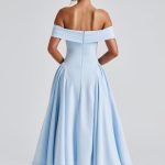 Miranda Midi Dress - Blue - Image 4