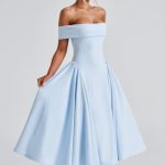 Miranda Midi Dress - Blue - Image 6