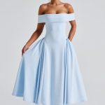 Miranda Midi Dress - Blue - Image 8