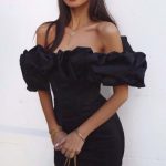Allie Mini Dress - Black - Image 2