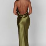 Celestina Maxi Dress - Khaki - Image 12