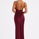 Anja Maxi Dress - Burgundy - Image 4