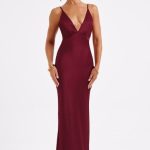 Anja Maxi Dress - Burgundy - Image 6