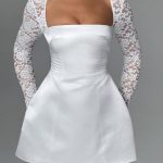 Sadie Mini Dress - Ivory - Image 3